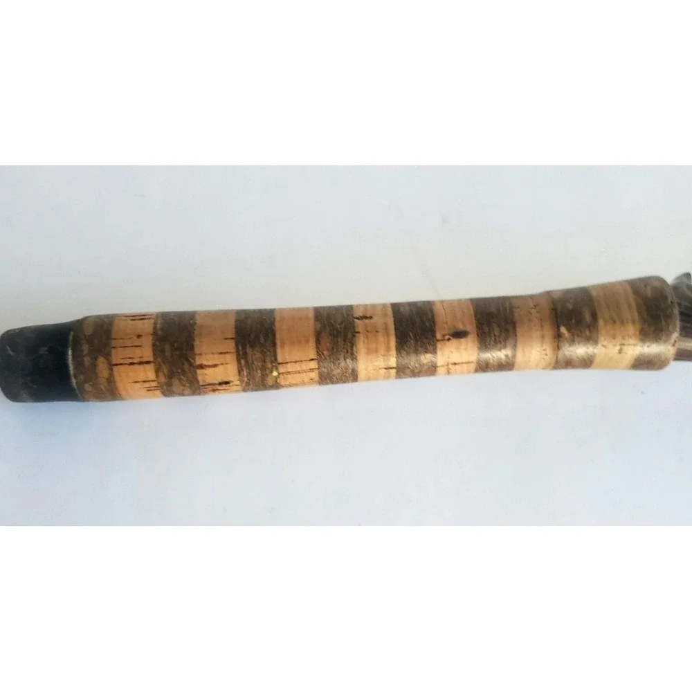VTG Lyle Bamboo Fishing Rod 5'5in 67in Tigerwood handle Green Angler Light 1pc